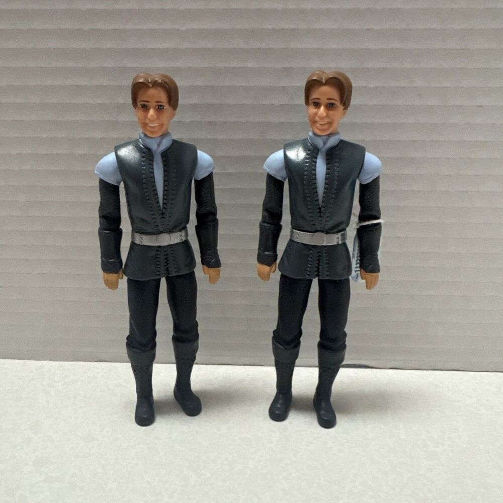 Barbie Magic Of Pegasus Prince Aiden Doll McDonalds Happy Meal Toy 2005-Lot Of 2